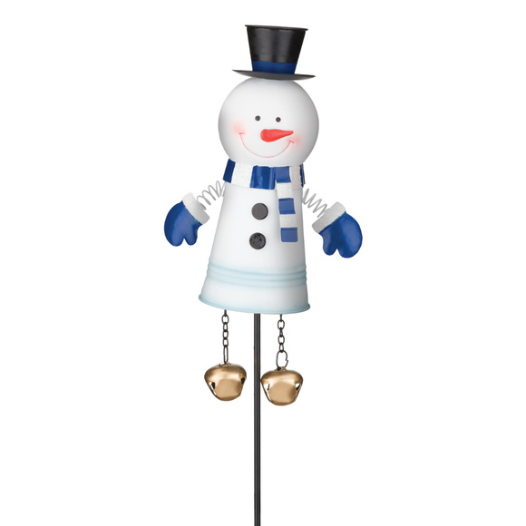Bobble Stake Snowman Jingle 12036 NEW - Picture 1 of 1